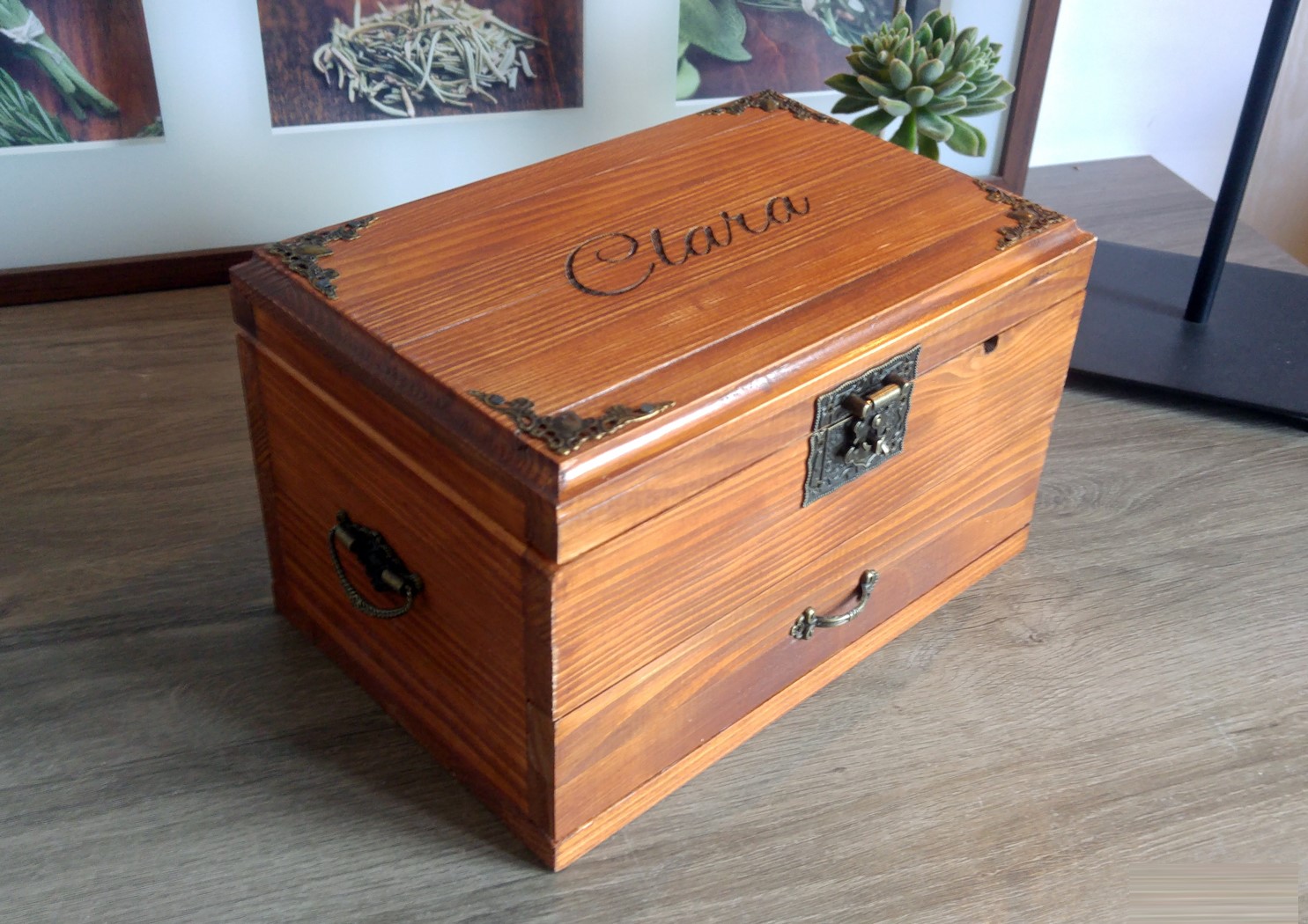 Boîte à bijoux gravée - "Luc" – Image 21