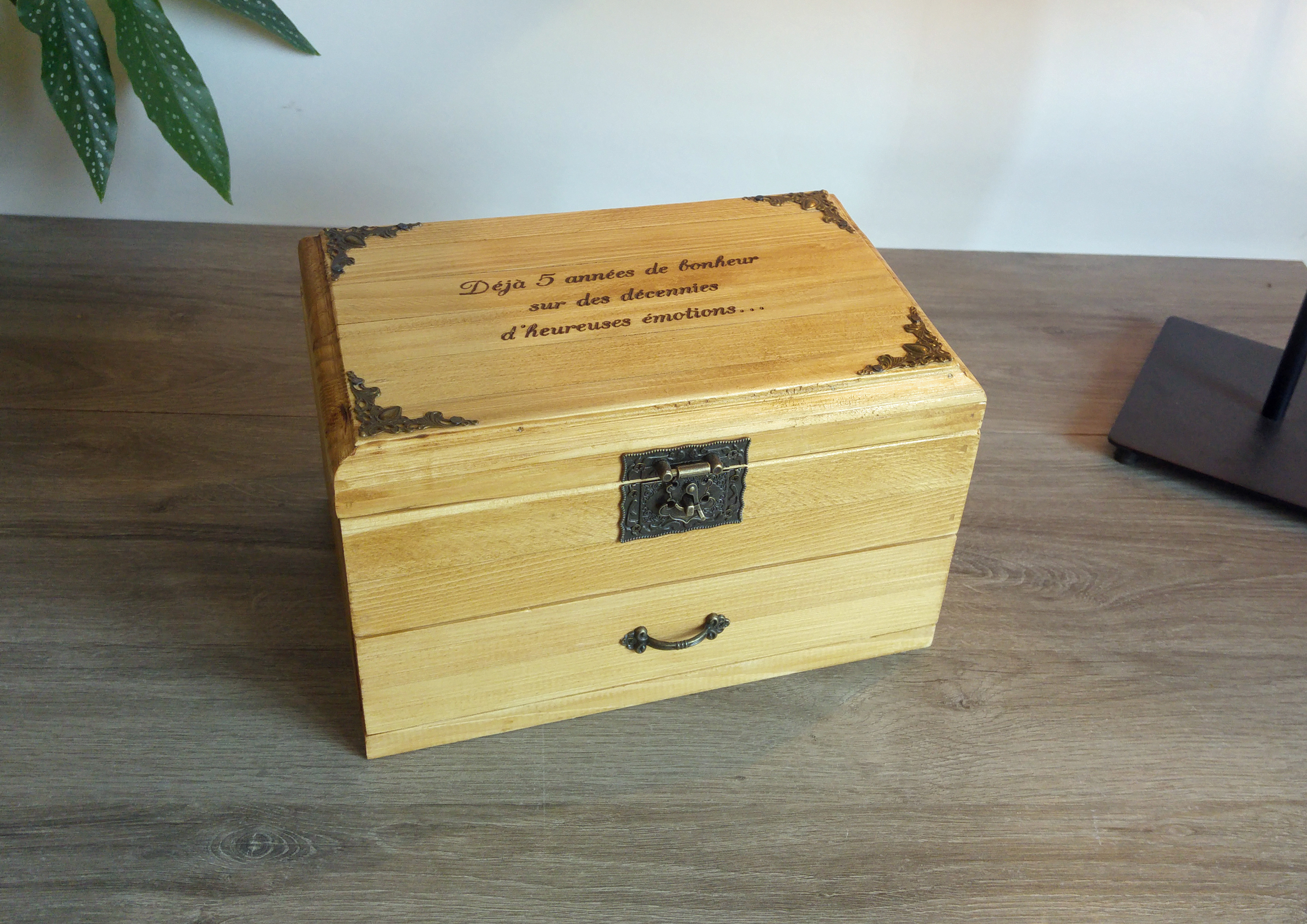 Boîte à bijoux gravée - "Luc" – Image 17