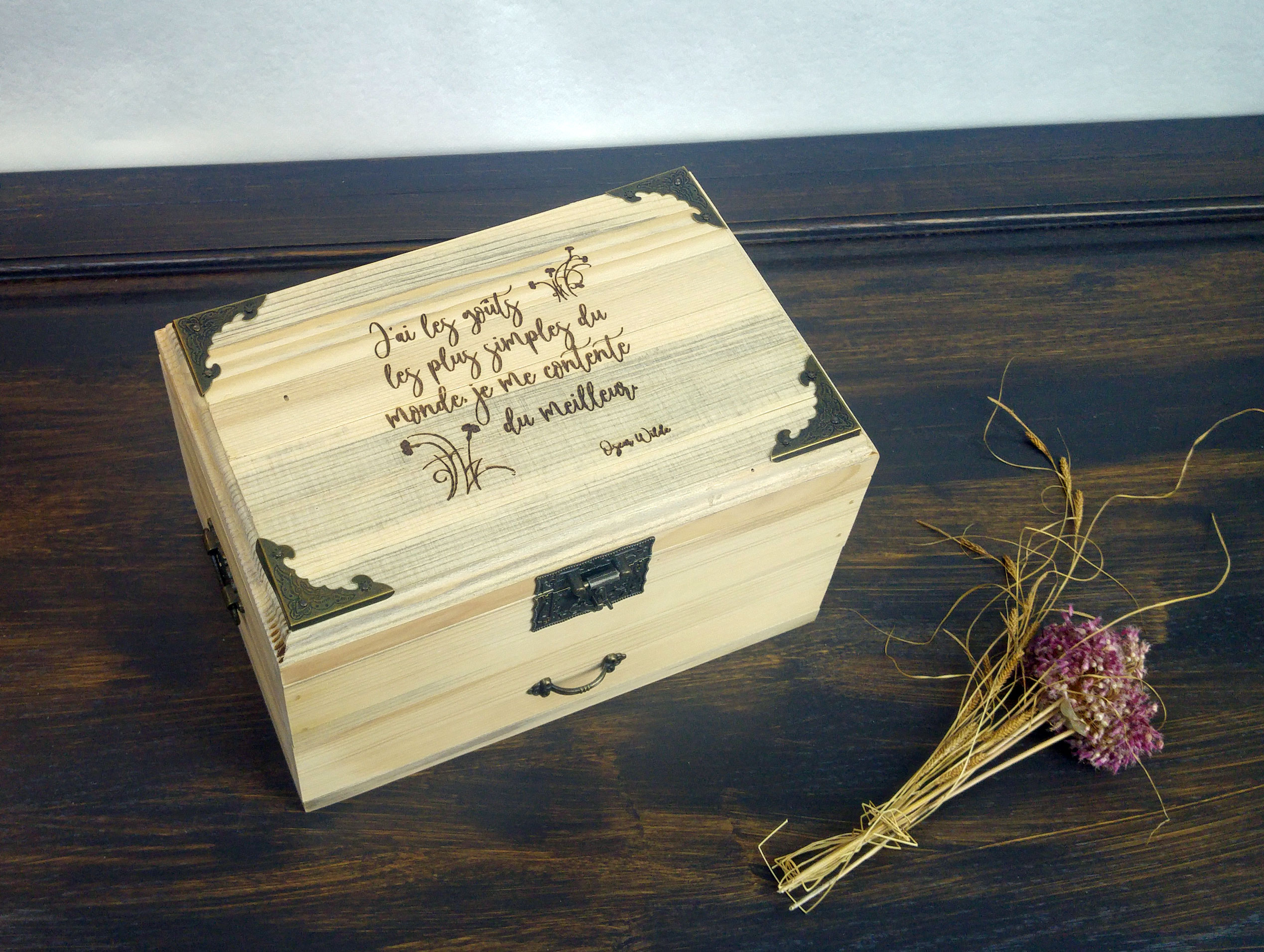 Boîte à bijoux gravée - "Luc" – Image 2