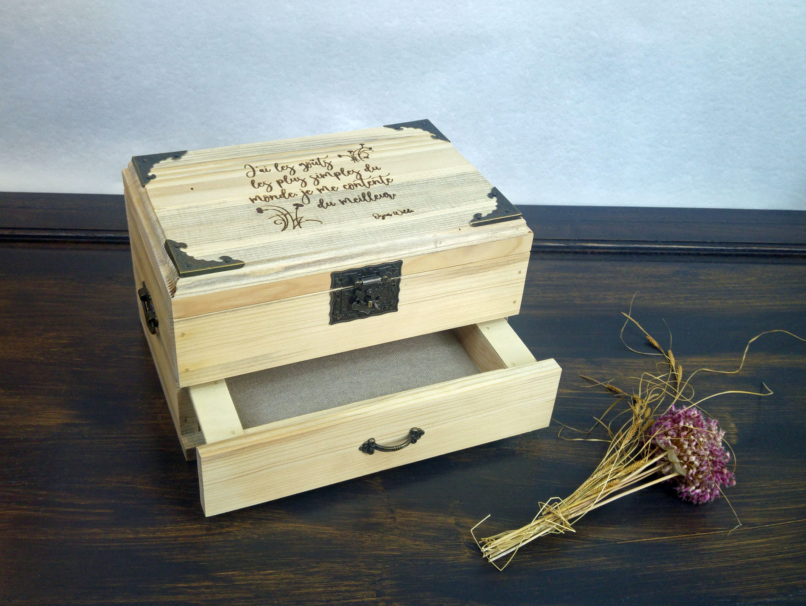 Boîte à bijoux gravée - "Luc" – Image 20