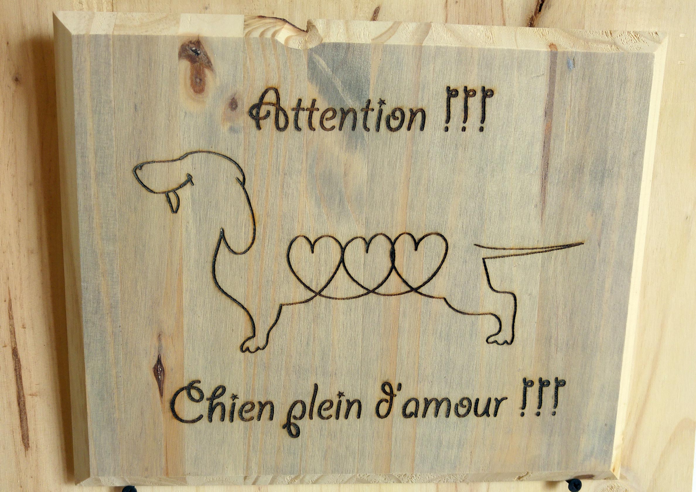 Tableau en bois gravé personnalisable – Image 13