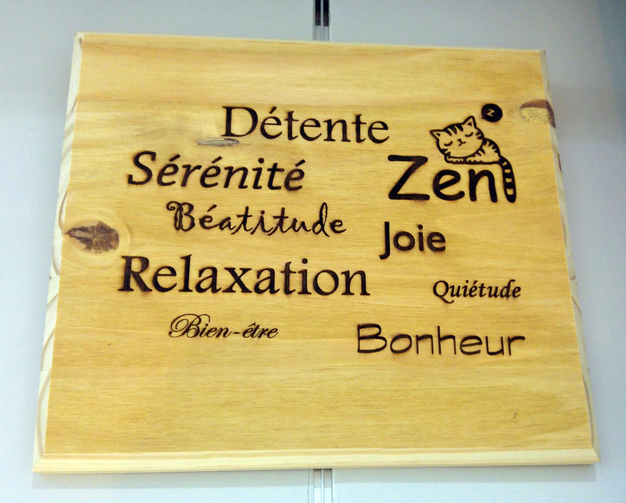 Tableau en bois gravé personnalisable – Image 14