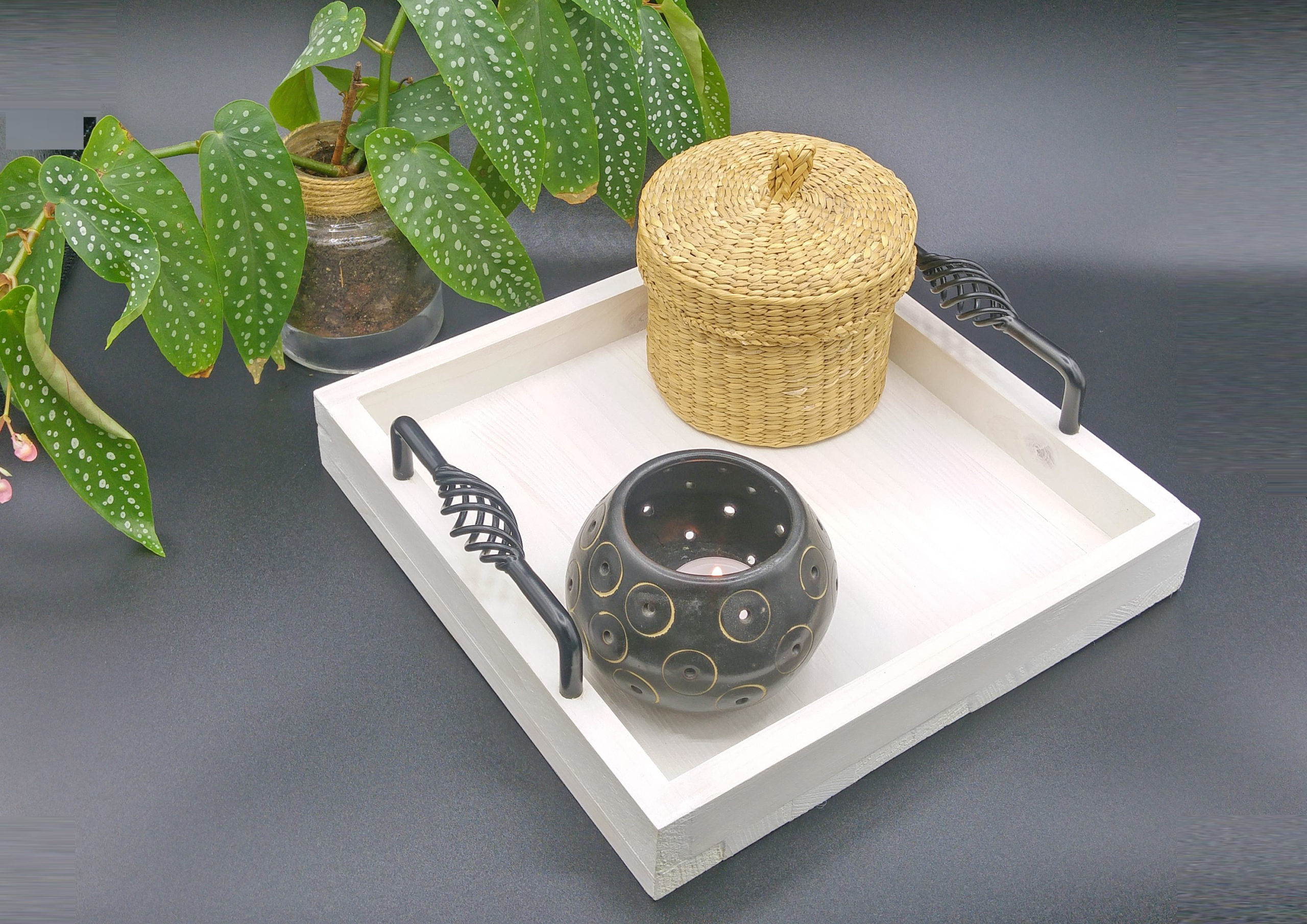 Petit plateau carré - "Tea Time" – Image 8