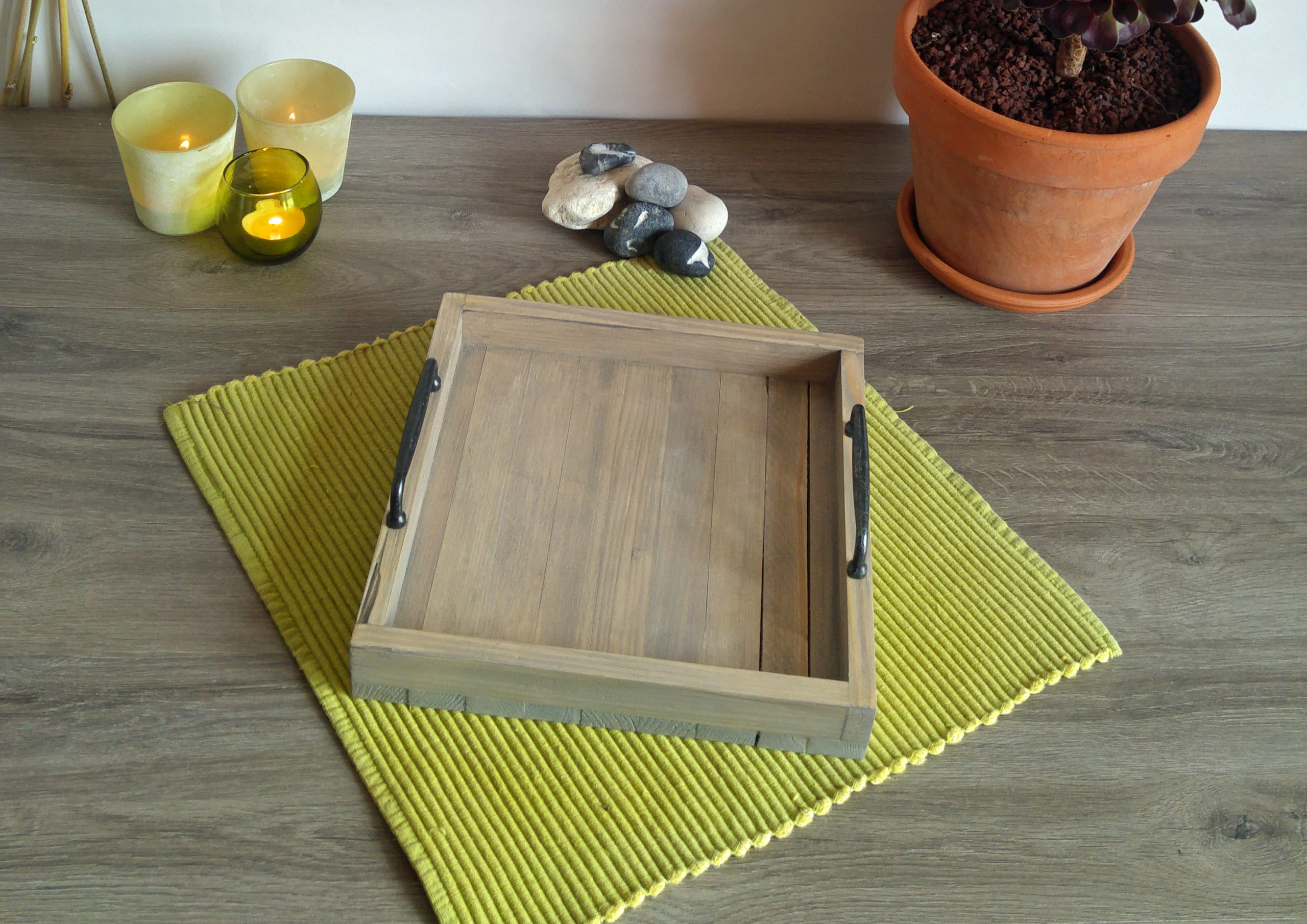 Petit plateau carré - "Tea Time" – Image 6