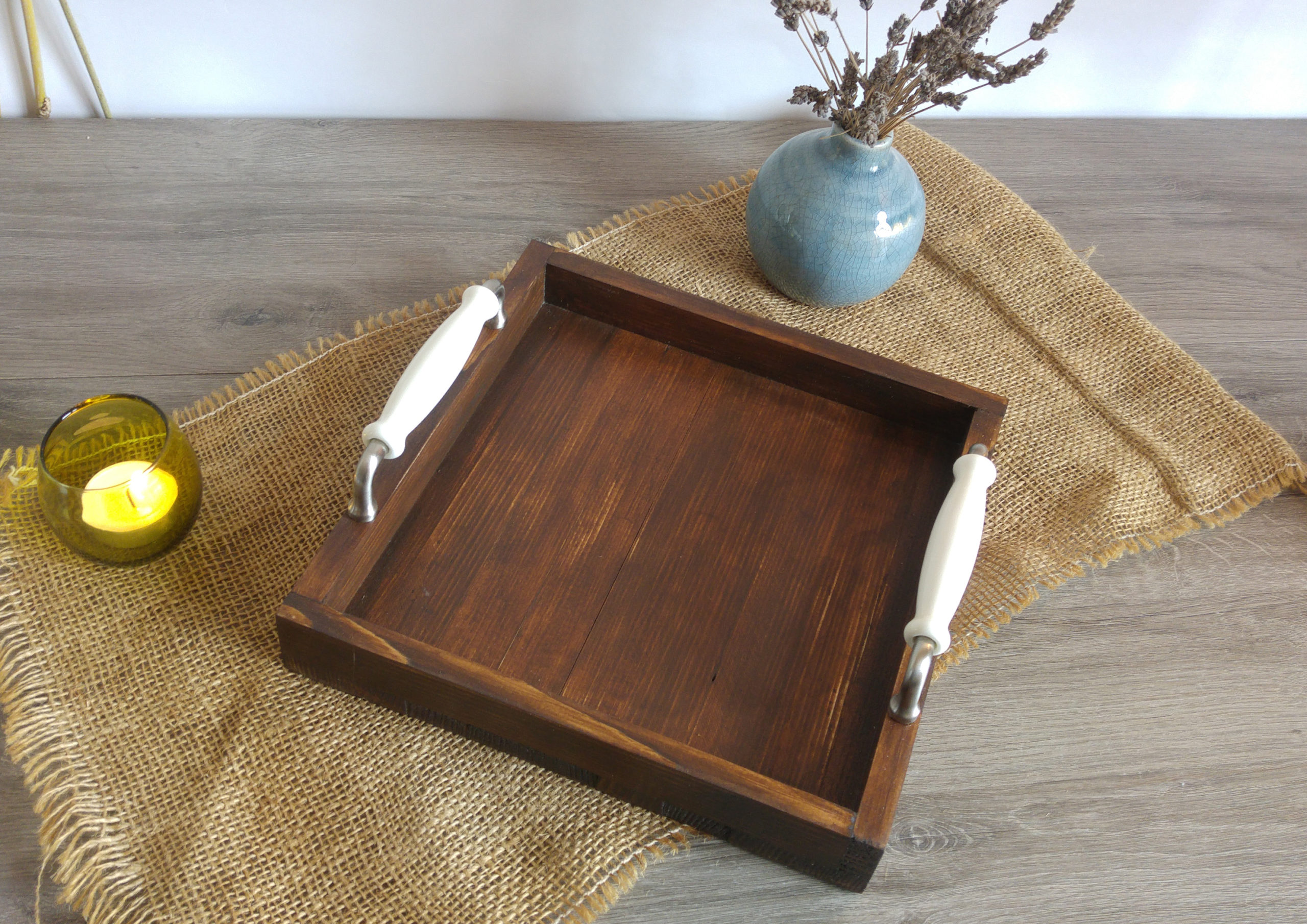 Petit plateau carré - "Tea Time" – Image 3