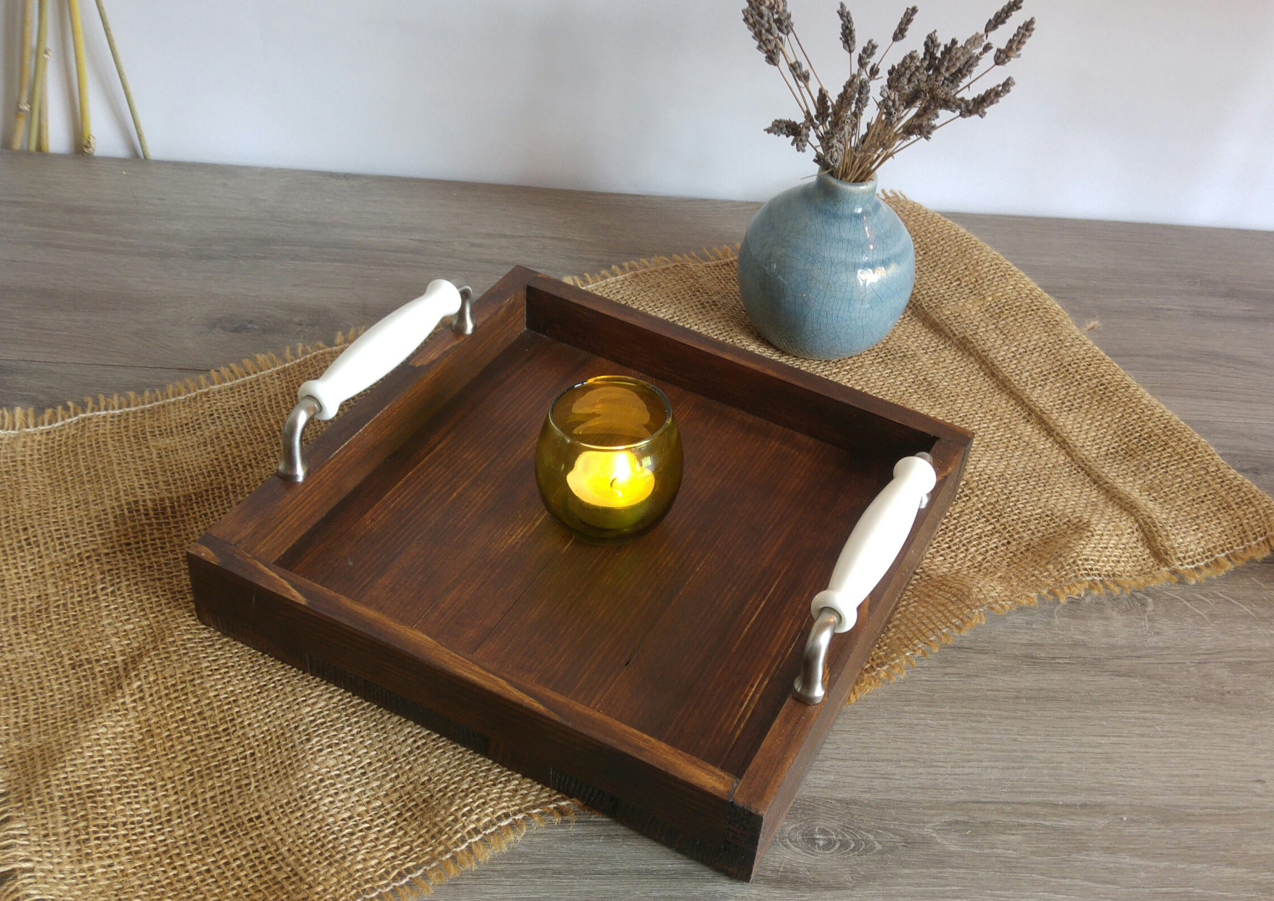 Petit plateau carré - "Tea Time" – Image 11
