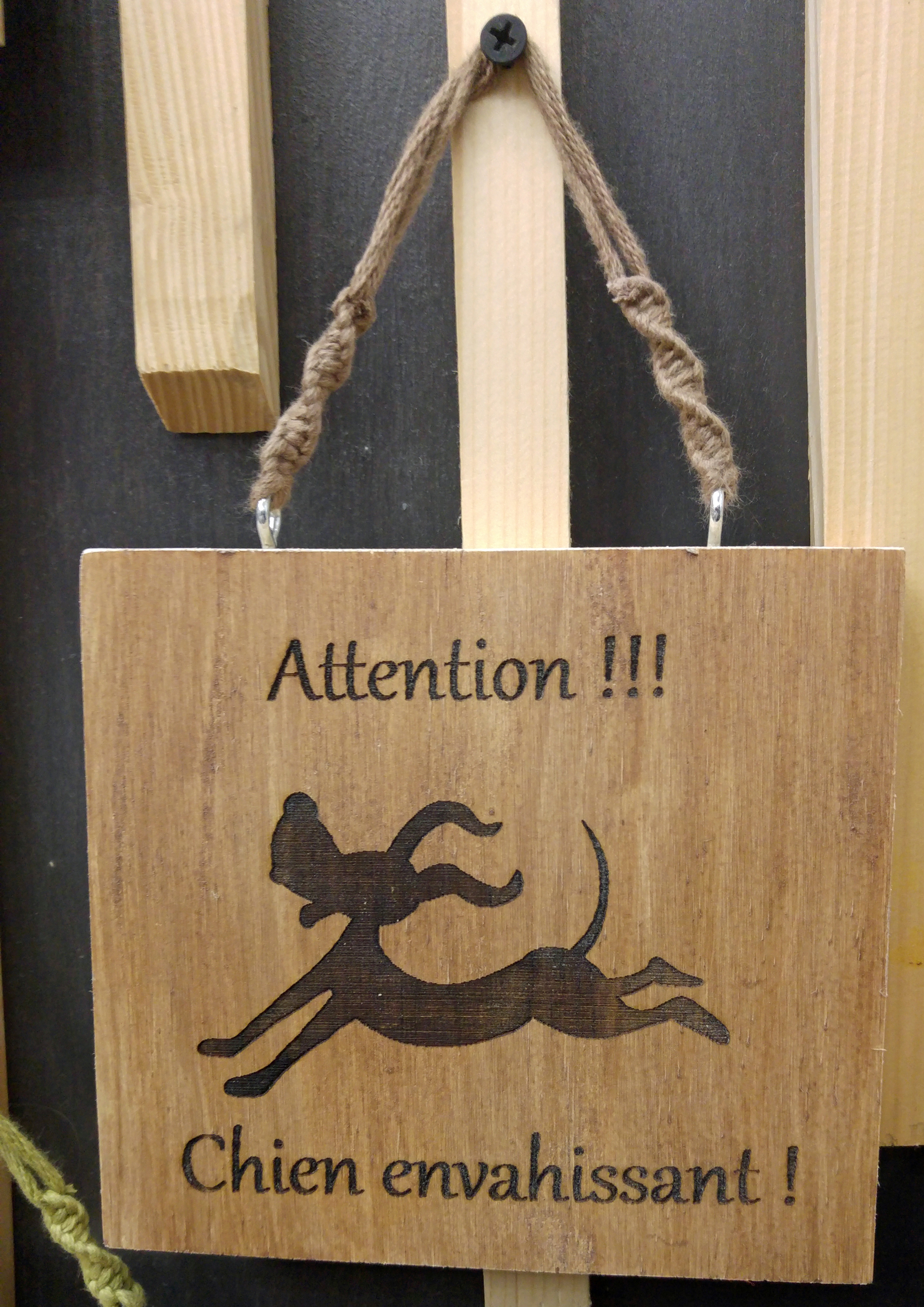 Pancarte en bois gravée personnalisable – Image 16