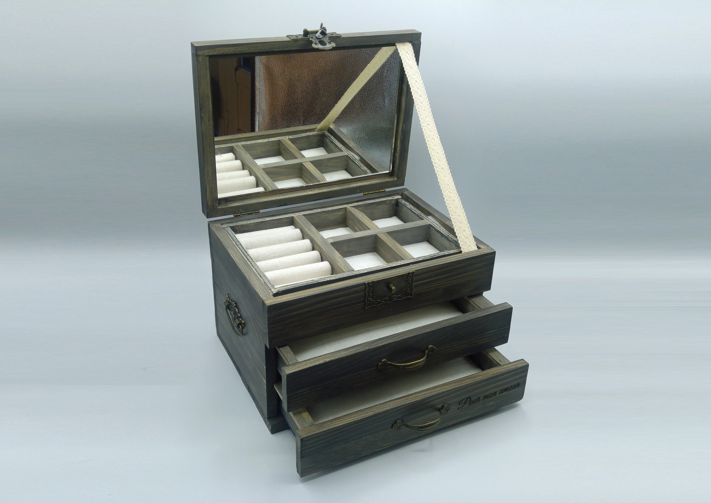 Boîte à bijoux gravée - "Sarah" – Image 23