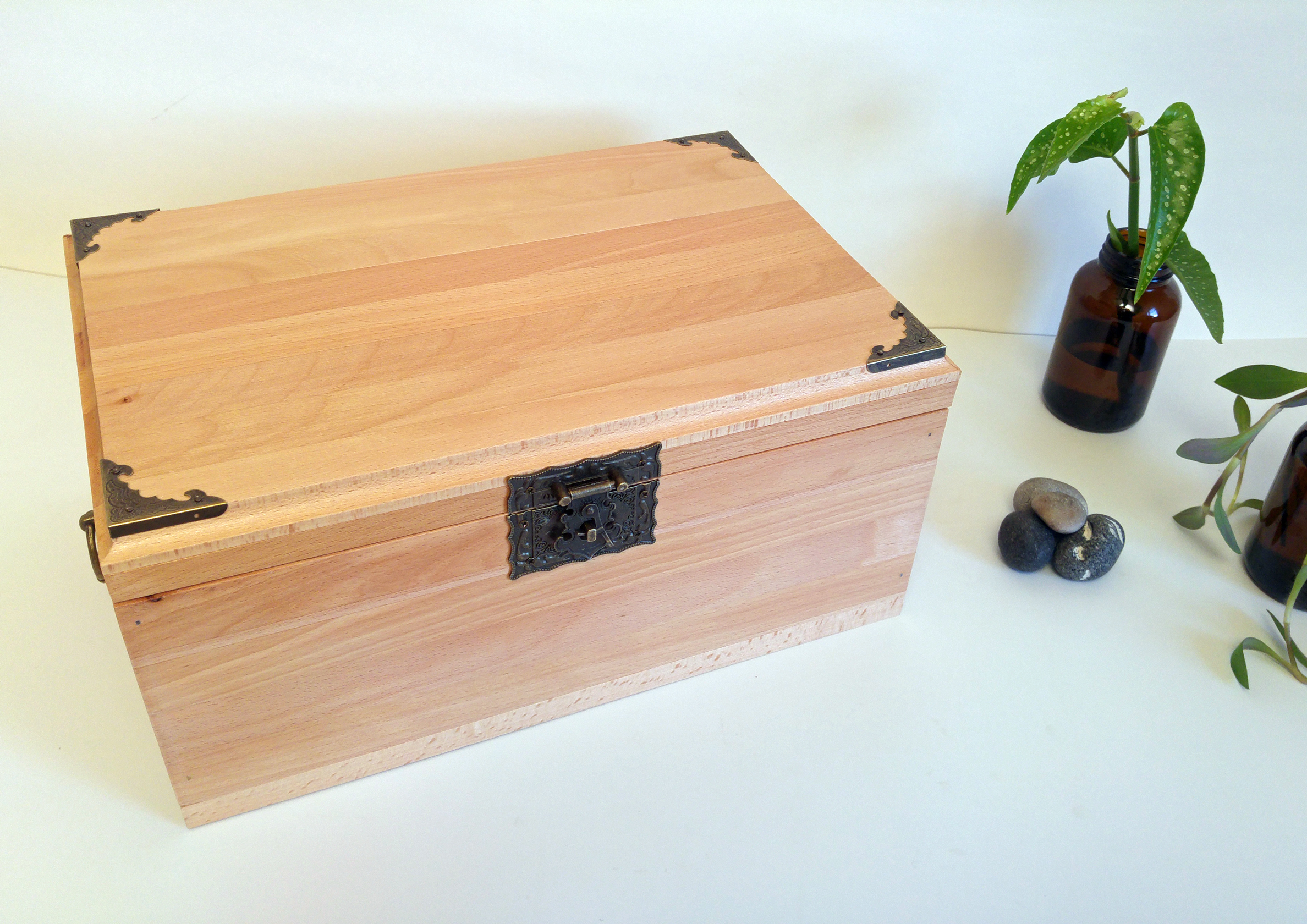 Coffret Hêtre massif personnalisable - Création unique disponible – Image 4